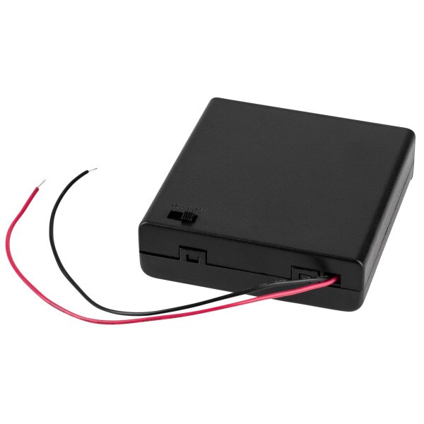 Main product image for 4 AA Battery Holder with On/Off Switch 140-784